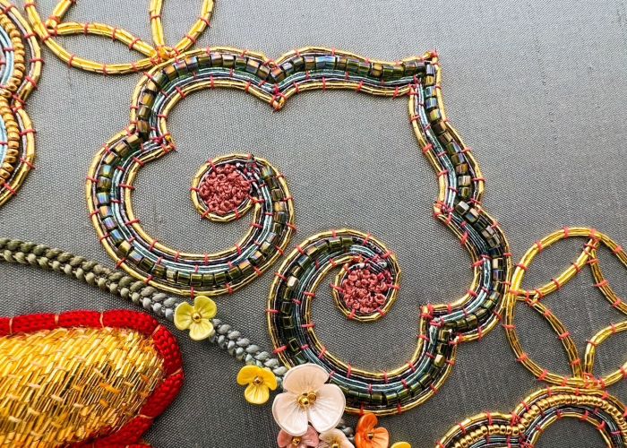 春暖花開刺繡